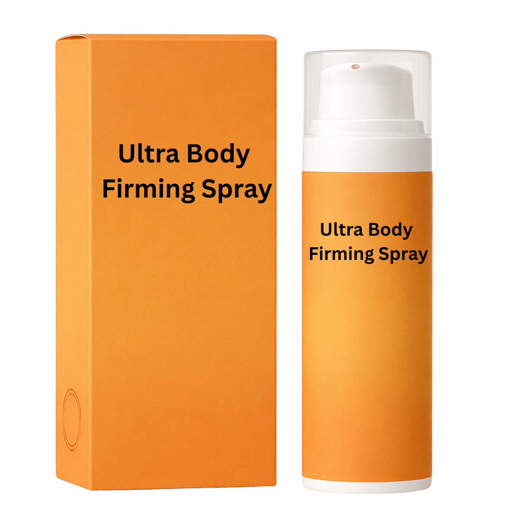Ultra Body Firming Spray bottle and packaging for skincare routine