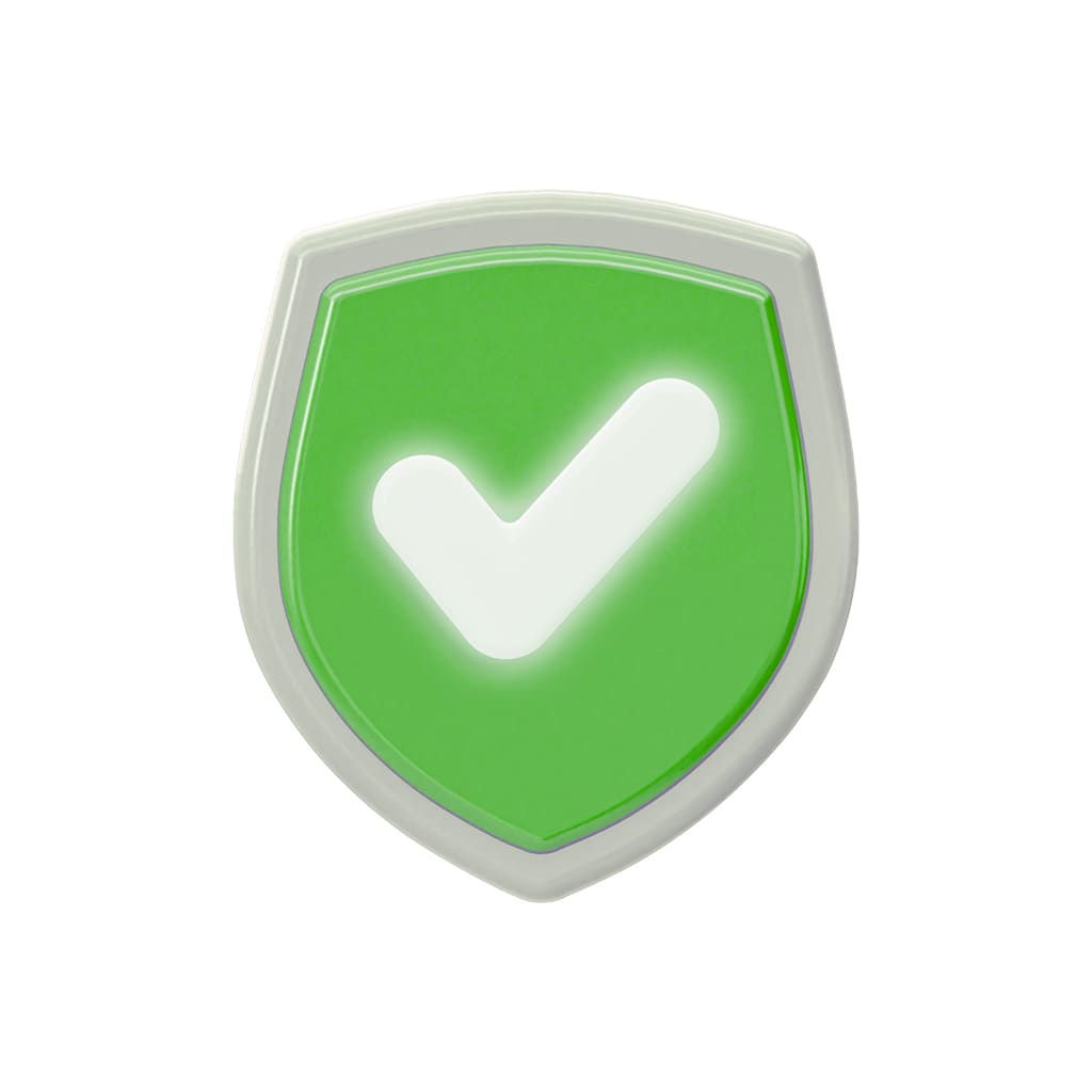Discreet Packaging badge with a green checkmark for secure and private deliveries.