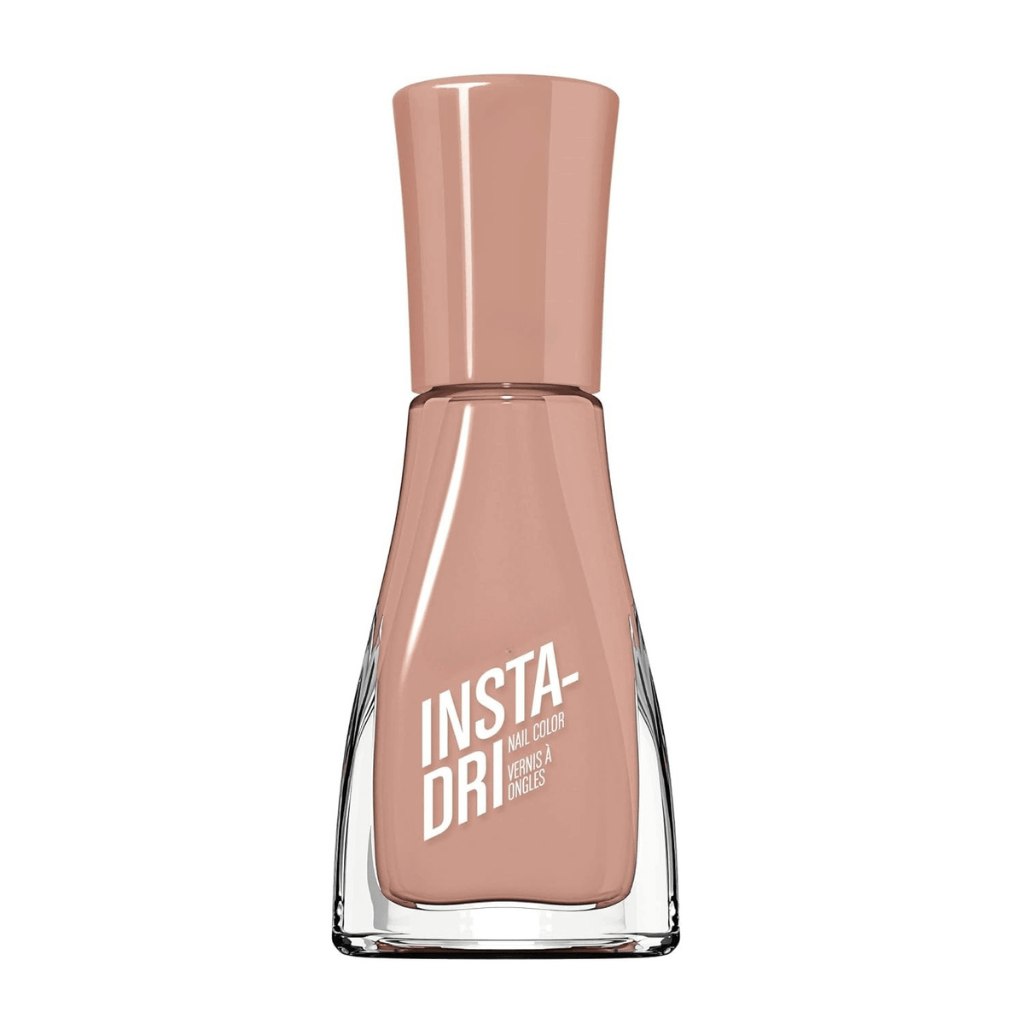 Revibe Zen Quick-Dry Nail Polish bottle in a sleek design with a modern interior and quick-drying formula.
