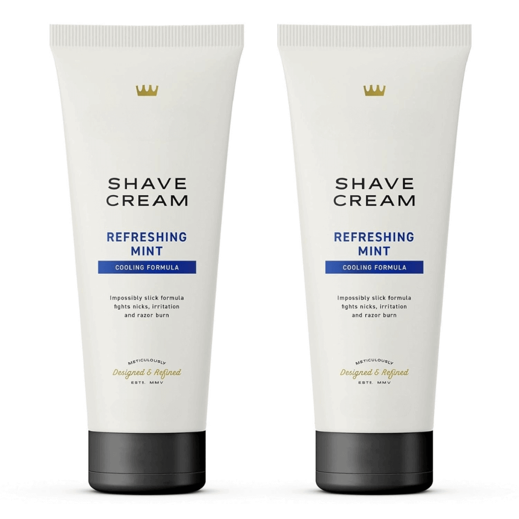 Revibe Zen Cooling Shave Cream luxurious lather with refreshing mint cooling formula for a smooth post-shave feel.