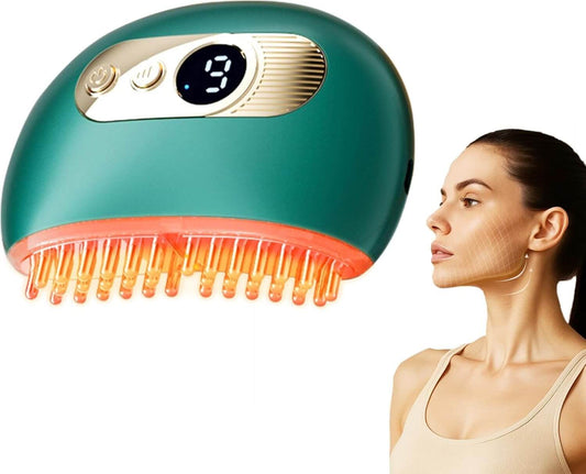 Revibe Zen LED Sculpting Massager showcasing its innovative design for skincare routines.