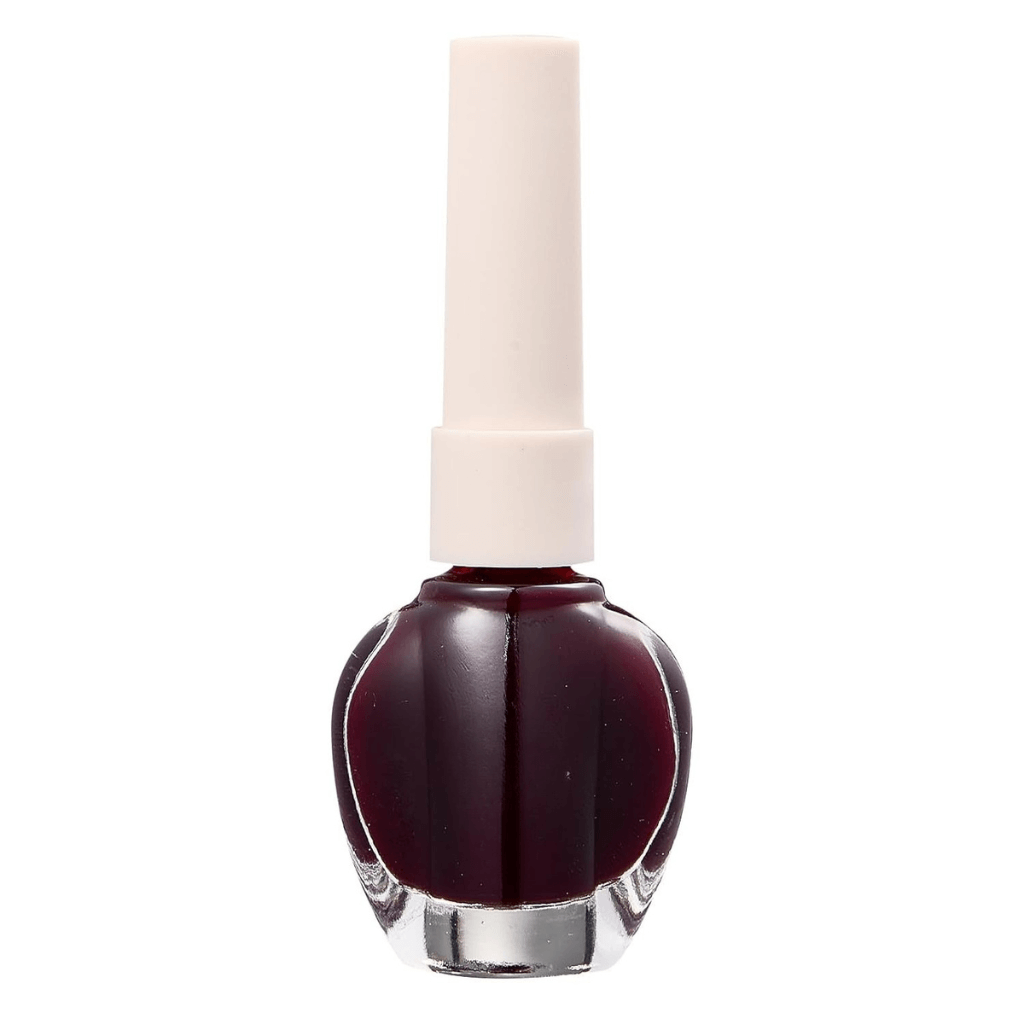 Revibe Zen Luminous Nail Polish in a sophisticated dark cherry shade, perfect for a high-impact finish.