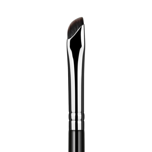 Revibe Zen Precision Angled Brush with firm synthetic bristles for precise eyeliner and brow application.